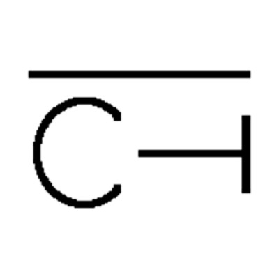 Colorado Trails Ranch brand: A C and a T lying on its side, under a long bar
