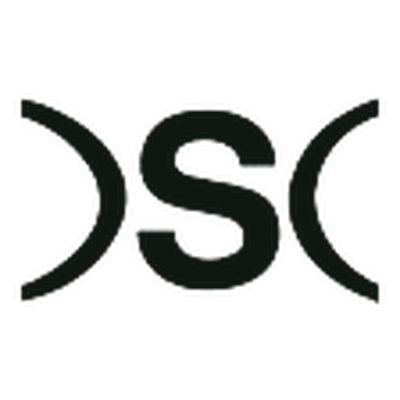 Dryhead Ranch brand: An S between two quarter circles that curve in toward it