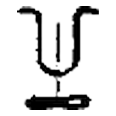 Rancho de la Osa brand: A U with a stem rising through its center, above a short underline